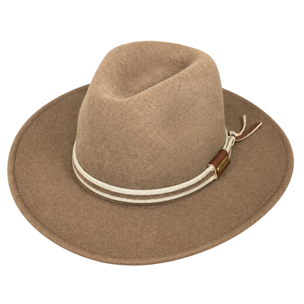 Gold Sport Crushable Wool Hat Size L/G Brown Outdoor Adventure 1