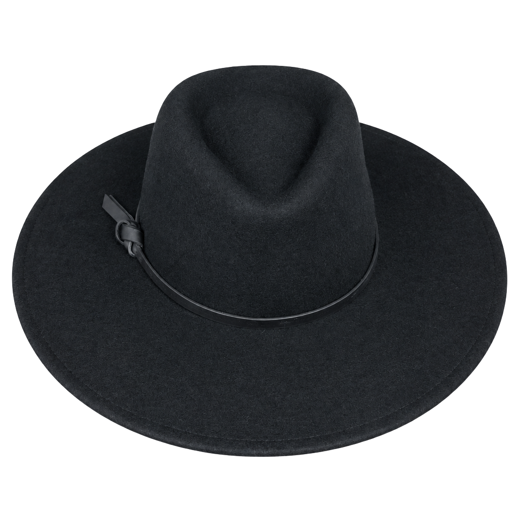 Target Wool Fedora Hat Black 100% Wool 1