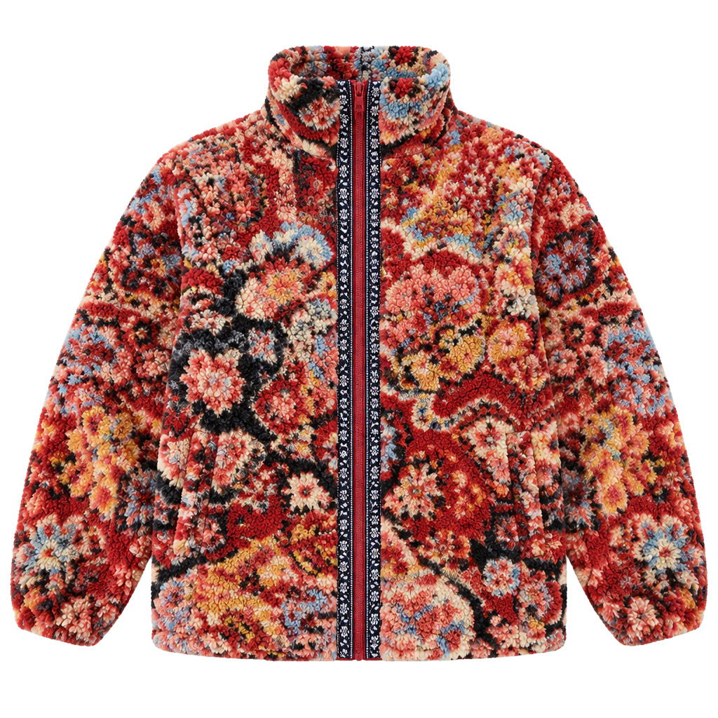 Urban Outfitters Printed Sherpa Jacket Size Large NWT 1