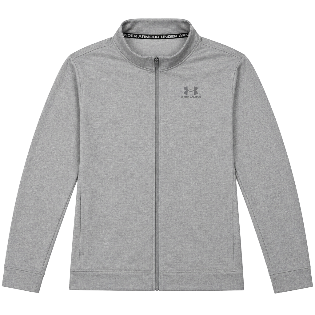 Under Armour Full Zip Jacket Size 2XL Gray UA Storm Fleece Athletic 1