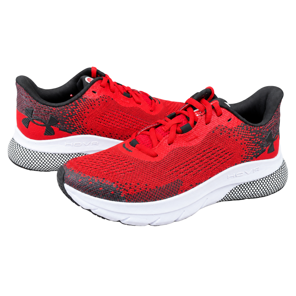 Under Armour BGS HOVR Turbulence 2 Size 7Y Red Sneakers 1