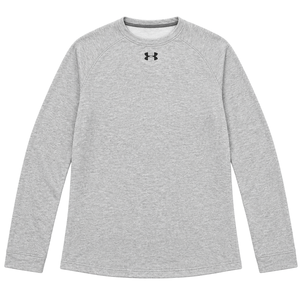 Under Armour Fleece Crewneck Sweatshirt Size XL Gray Loose Fit Protect This 1