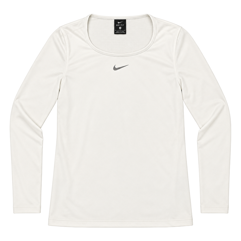 Nike Dri-FIT Long Sleeve Top Size XL White 1