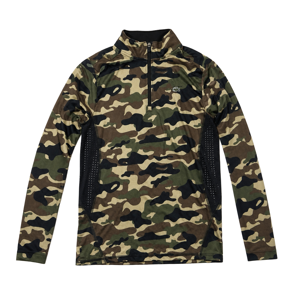 White Water Life Camo Half-Zip Performance Pullover 1