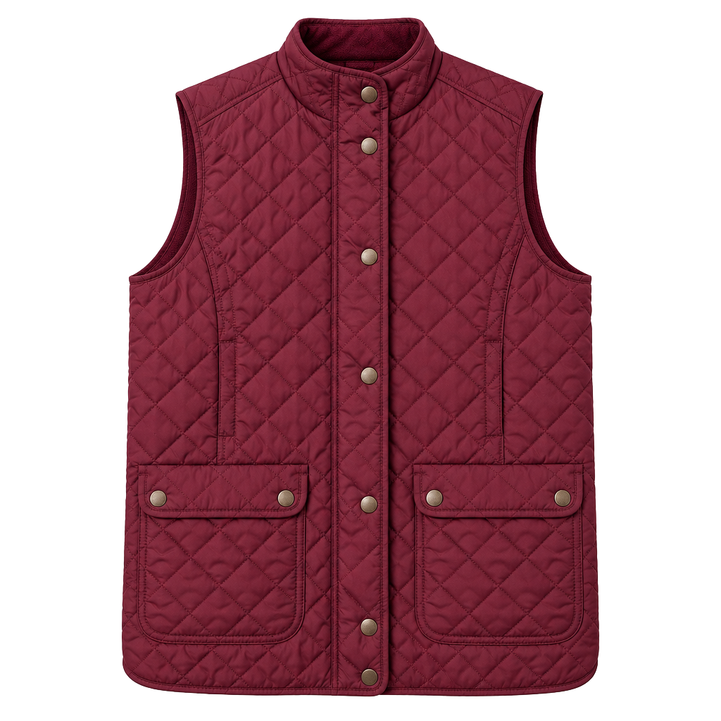 Diamond Quilted Vest 1