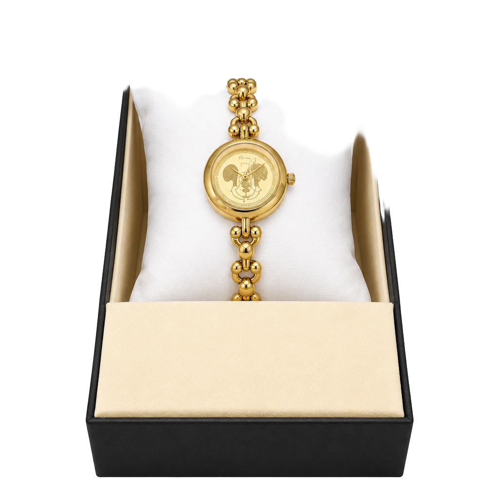 Disney Store Mickey Mouse Gold-Tone Link Watch 1