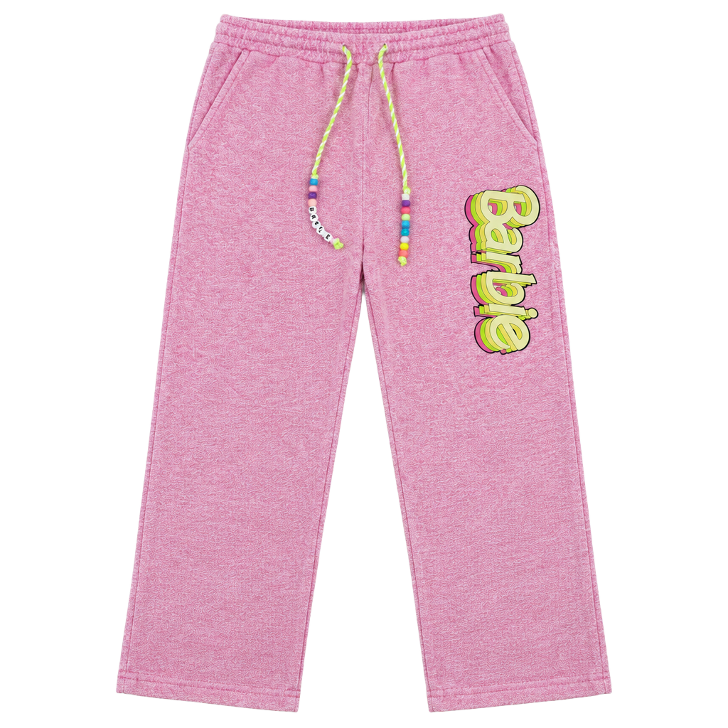 Barbie x Forever 21 Terry Jogger Sweatpants Size M Pink 1