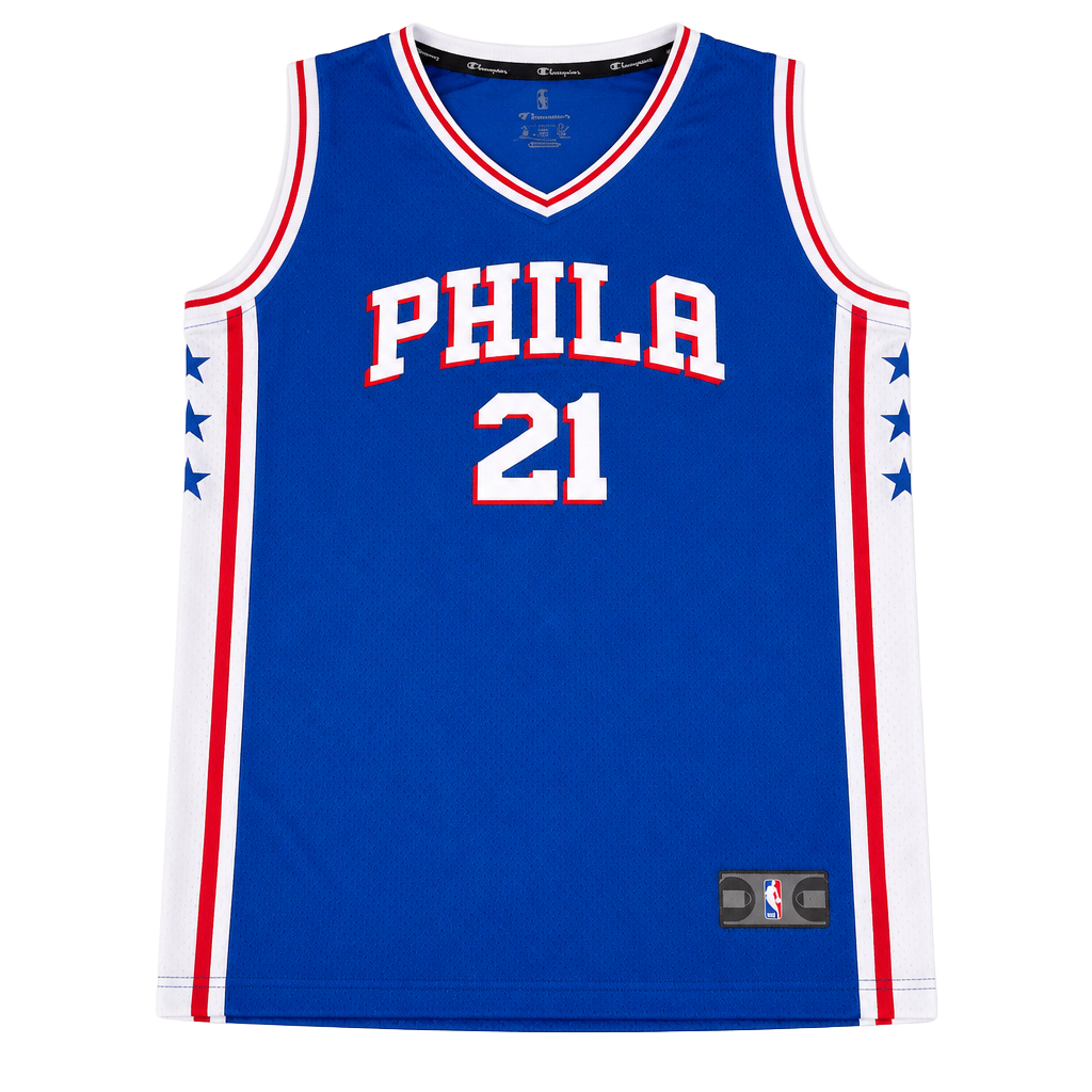 Fanatics Joel Embiid Philadelphia 76ers Youth XL Jersey #21 Blue 1