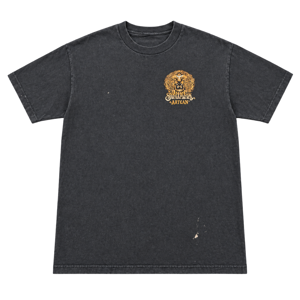Santana de Aztlan Music From the Heart Concert T-Shirt Black Graphic 1
