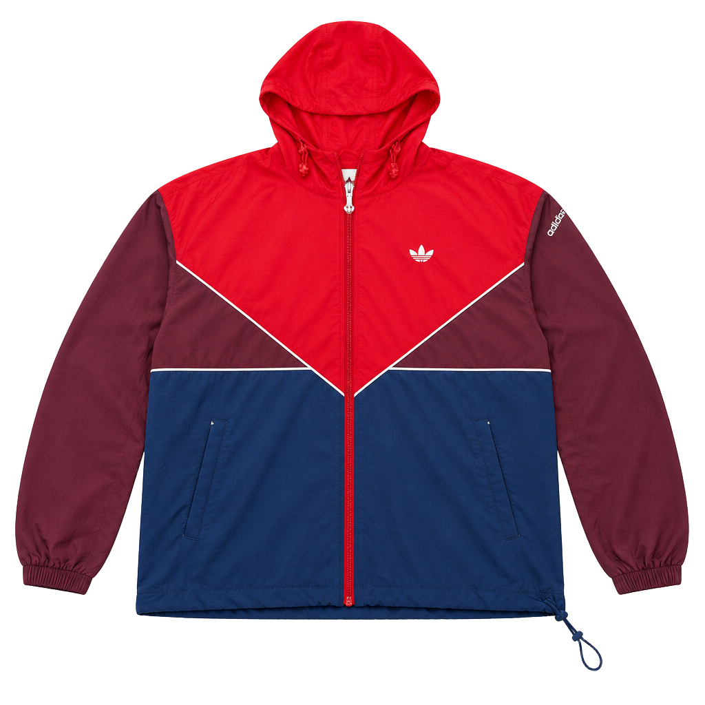 Adidas Originals Archive Windbreaker Jacket Size L Colorblock 1
