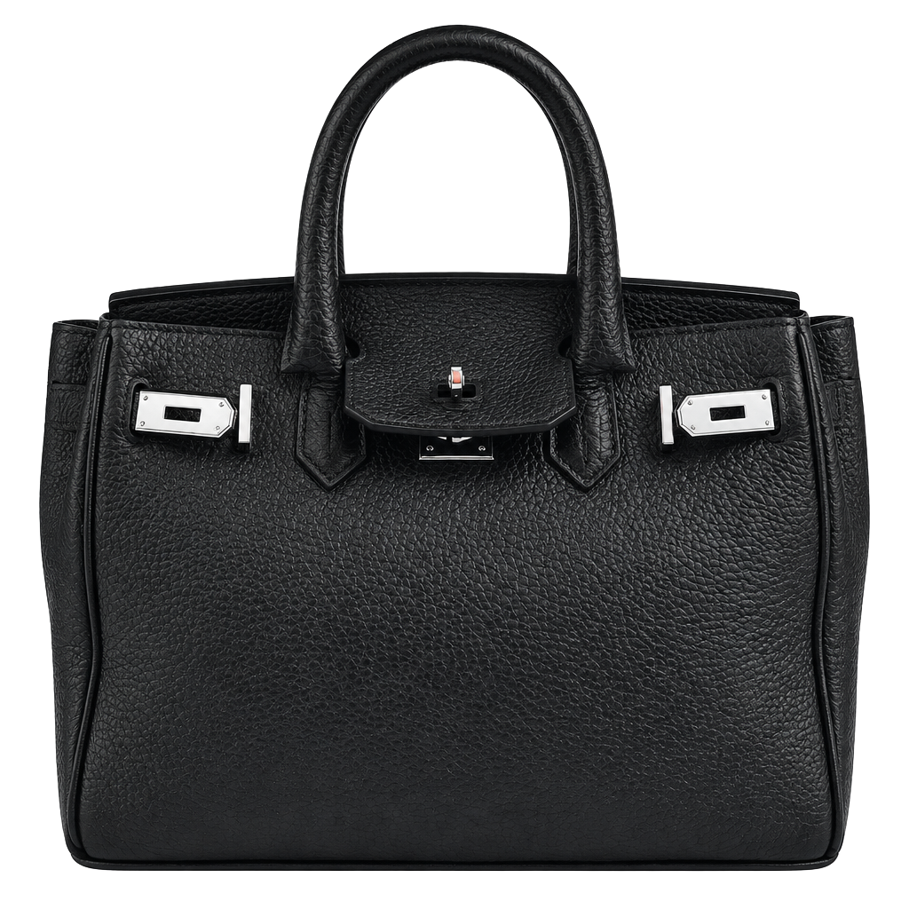 Ainifeel Genuine Leather Handbag Black New With Tags 1