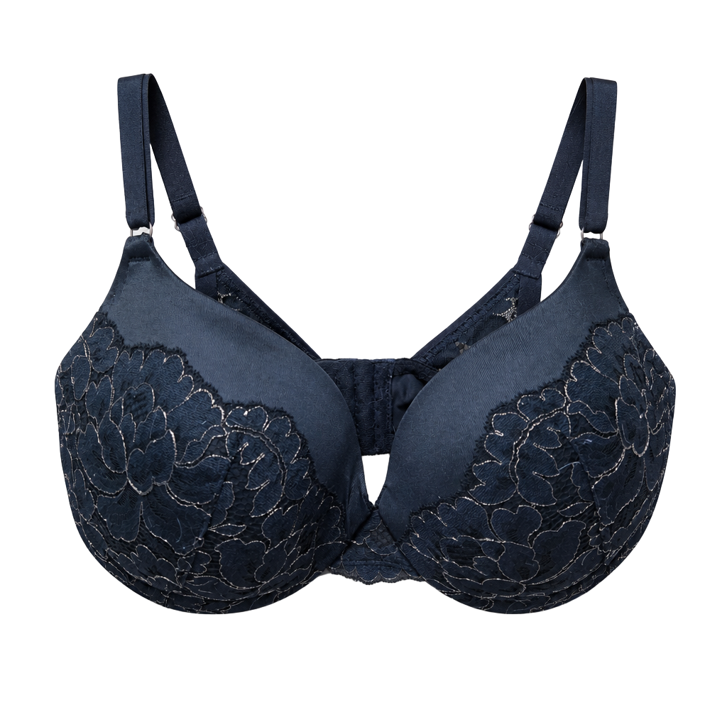 Maidenform Black Lace Wire Free Bralette Size 38D 1