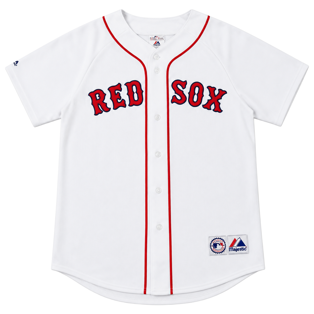Majestic Boston Red Sox Varitek 33 Baseball Jersey White 1