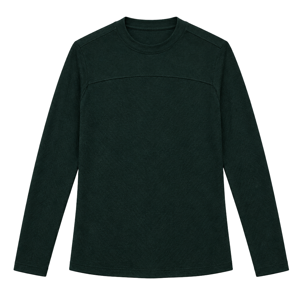 Tavi Restore Mock Neck Long Sleeve Size L Green Athletic Top 1