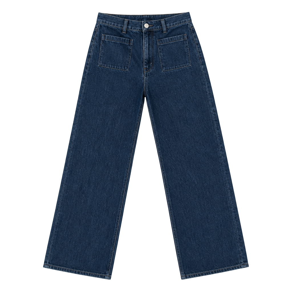 Wilfred Free Size 6 High Rise Patch Pocket Straight Leg Jeans 1