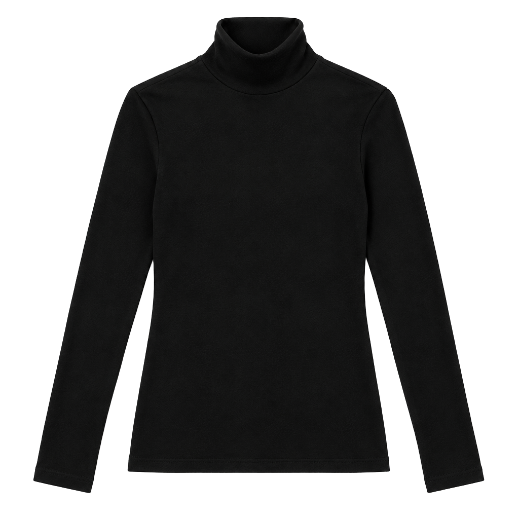 Terramar Climasense 2.0 Turtleneck Size S Black Long Sleeve Top 1