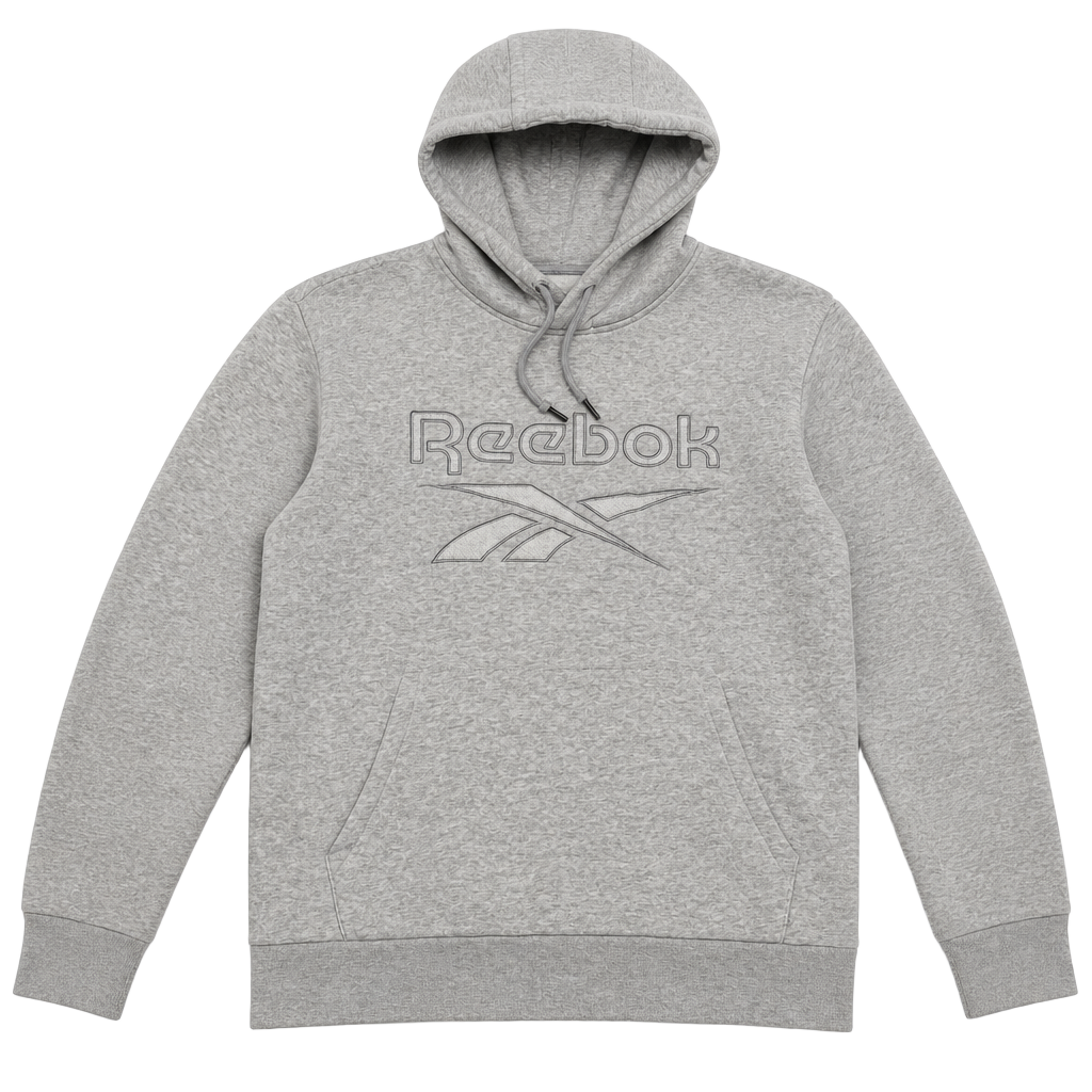 Reebok Cotton Fleece Hooded Sweatshirt, 1