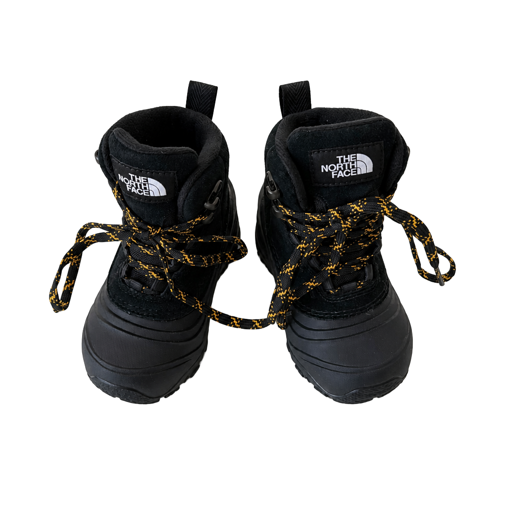 The North Face Youth Chilkat V Lace Waterproof Winter Boots Black 1