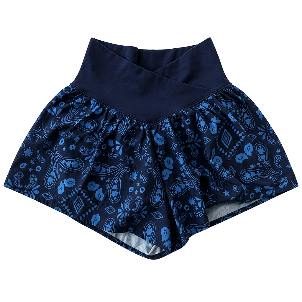 Offline by Aerie Real Me Flow Crossover Geometric Paisley Shorts 1