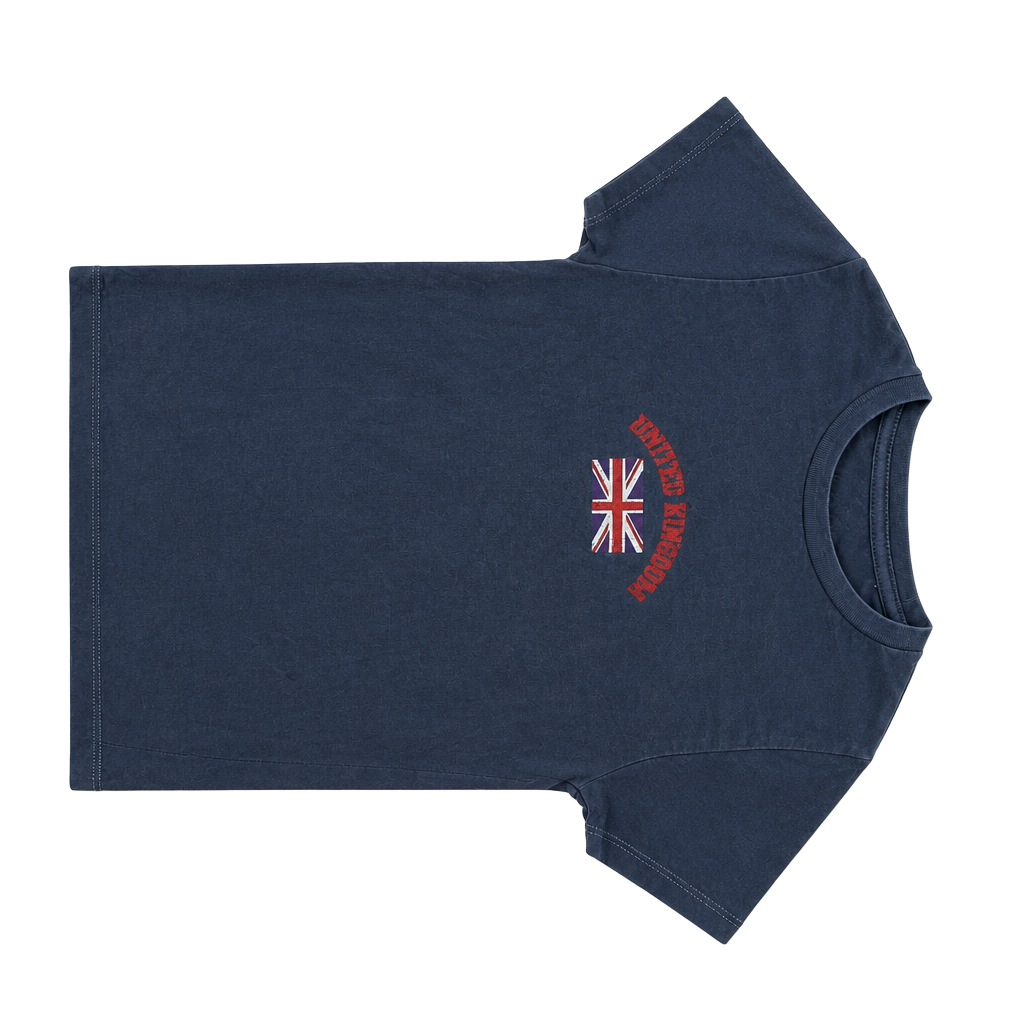 Golden Hour Blue United Kingdom Union Jack T-Shirt XS 1