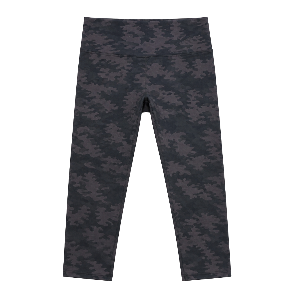 Spanx Look At Me Now Seamless Leggings Black Camo Size S 1