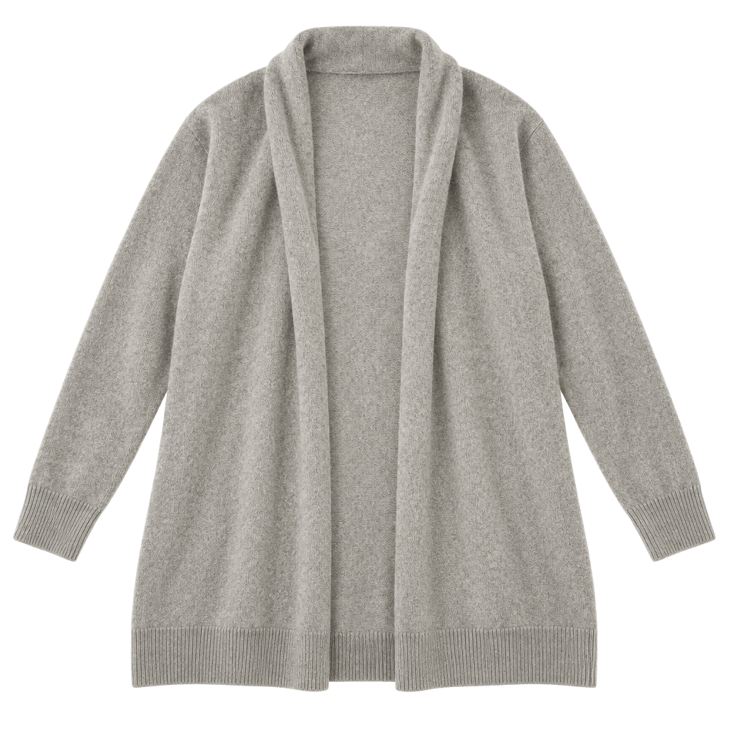 Beige Cashmere Cardigan Size S 1