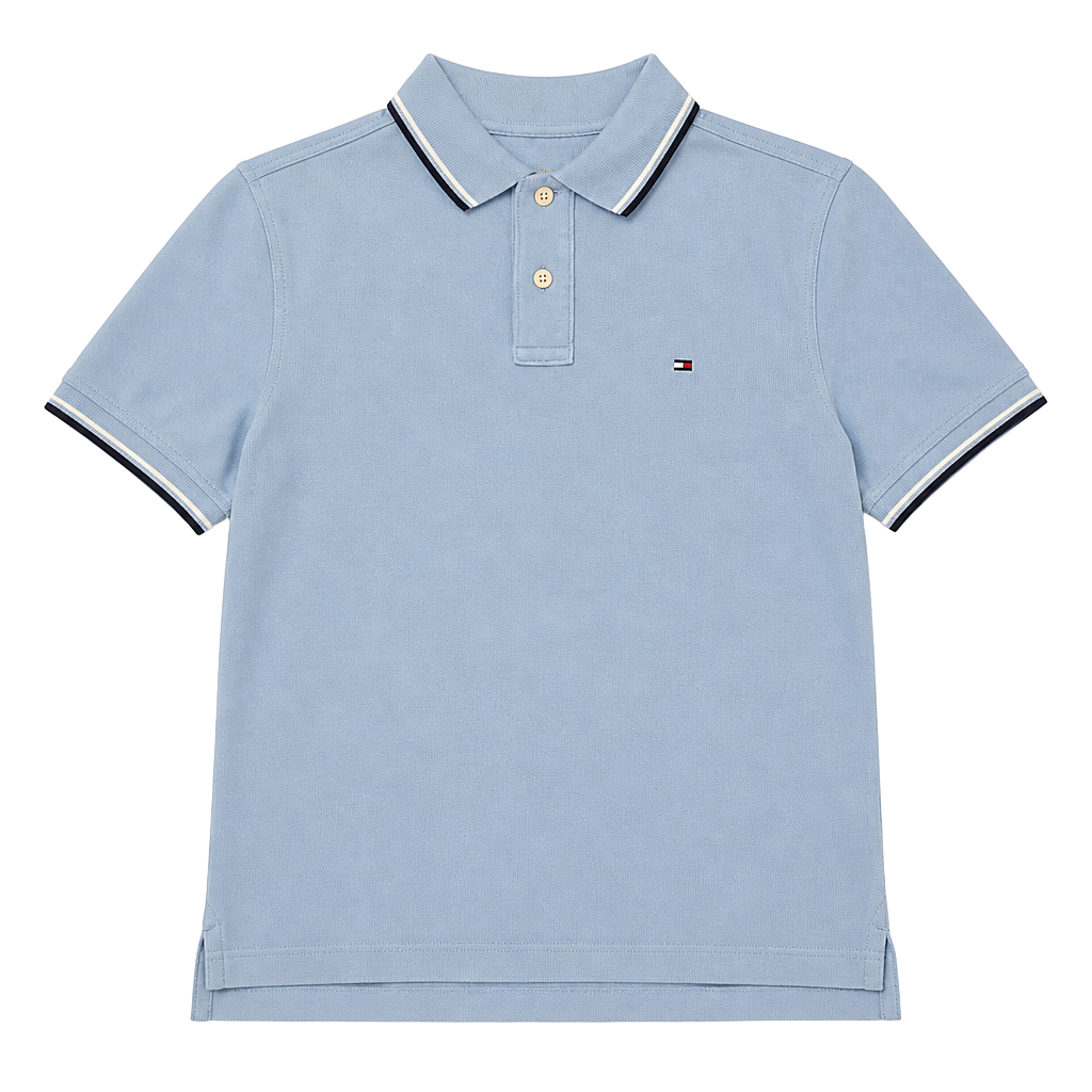 Tommy Hilfiger Blue Polo Shirt L-0012 1