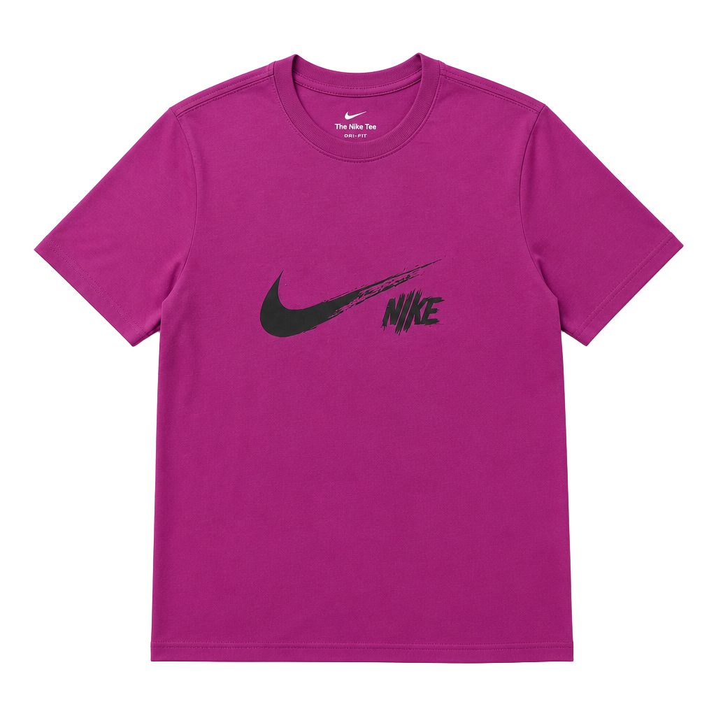 Nike Dri-FIT Heritage GFX Bold Berry Short Sleeve Training T-Shirt/0099 1