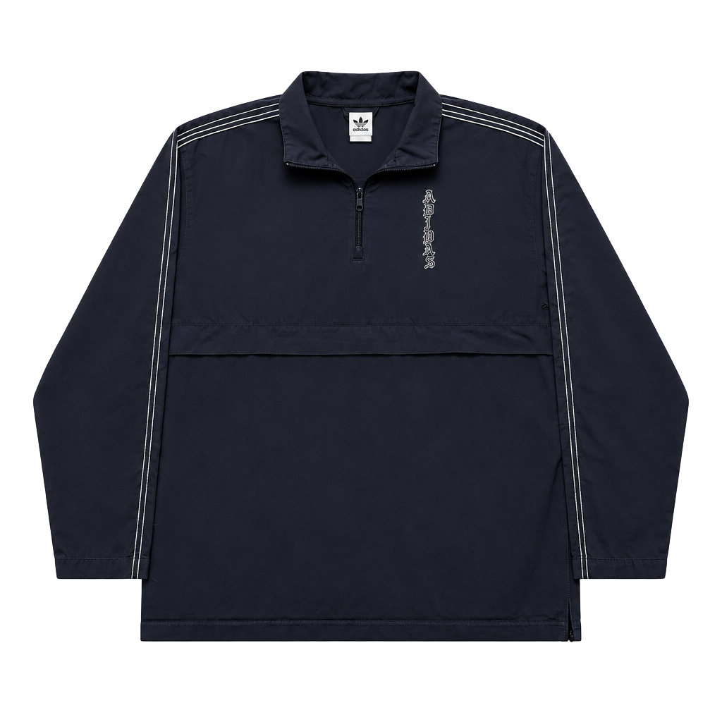 Adidas Josh Manoles Quarter-Zip Size M Navy Jacket 1