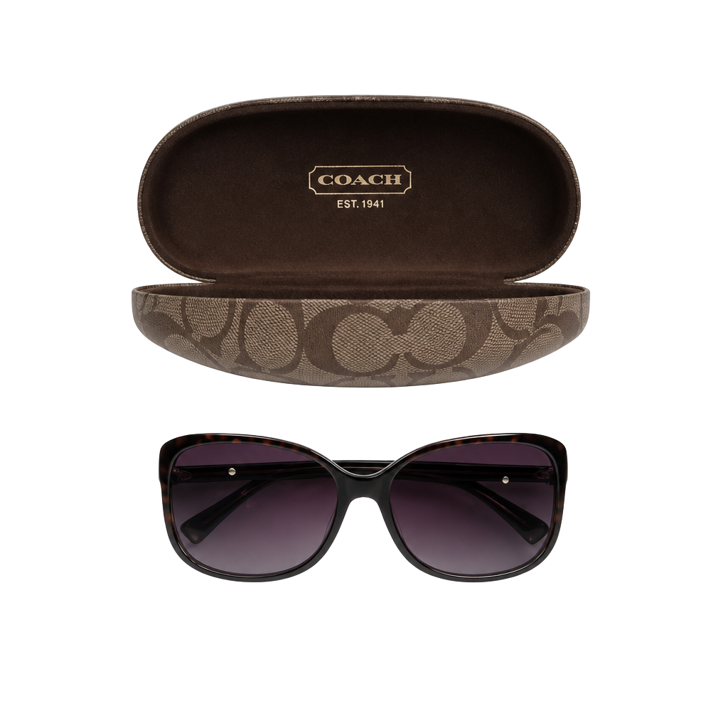 Coach Vintage Women's Sunglasses New Purple Designer Eyewear 1