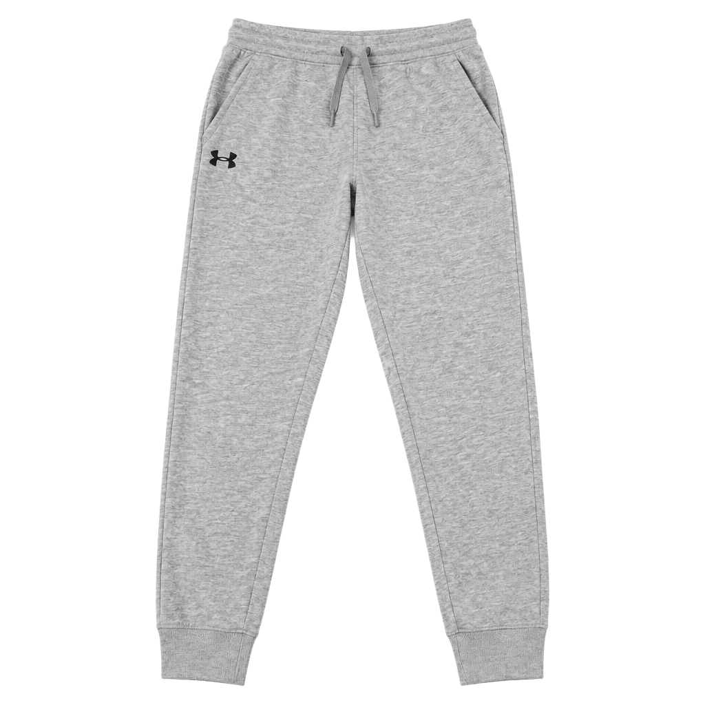 NWT M Medium Under Armour Gray WoMen's Athletic Jogger Pants Dark Gray Panel 1