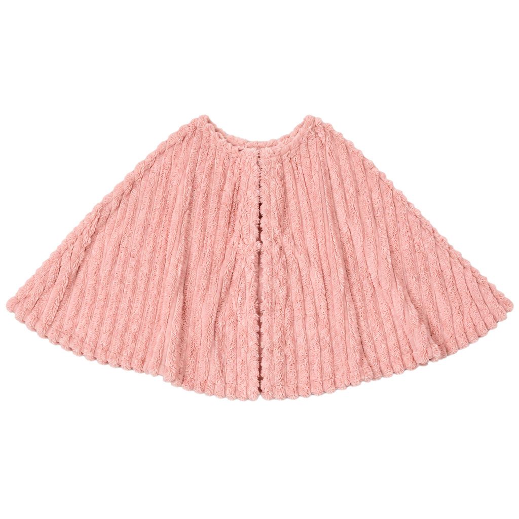 Bailey Boys Classic Pink Faux Fur Cape With Pockets Size 4-6 ..., 1
