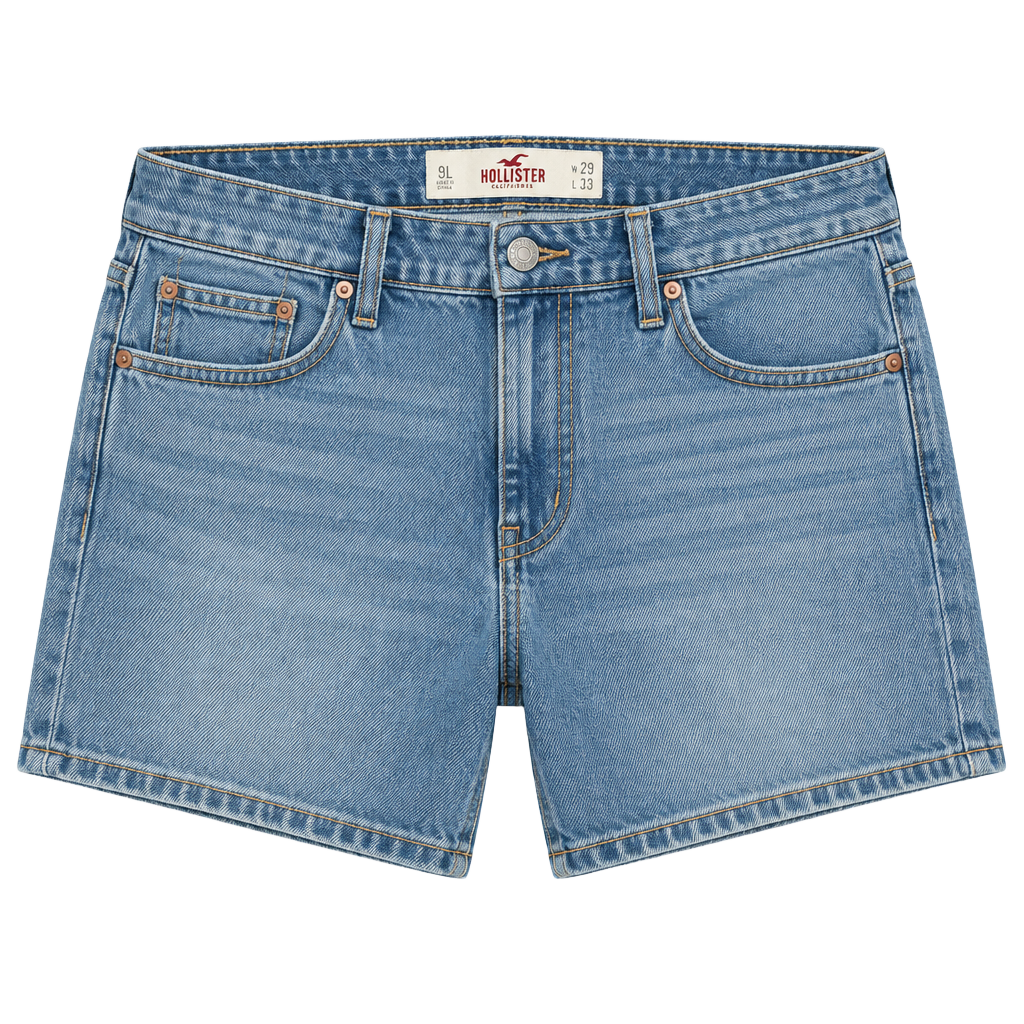 Hollister Skinny Jeans 9L W29 L33 Blue Denim Distressed Knee 1