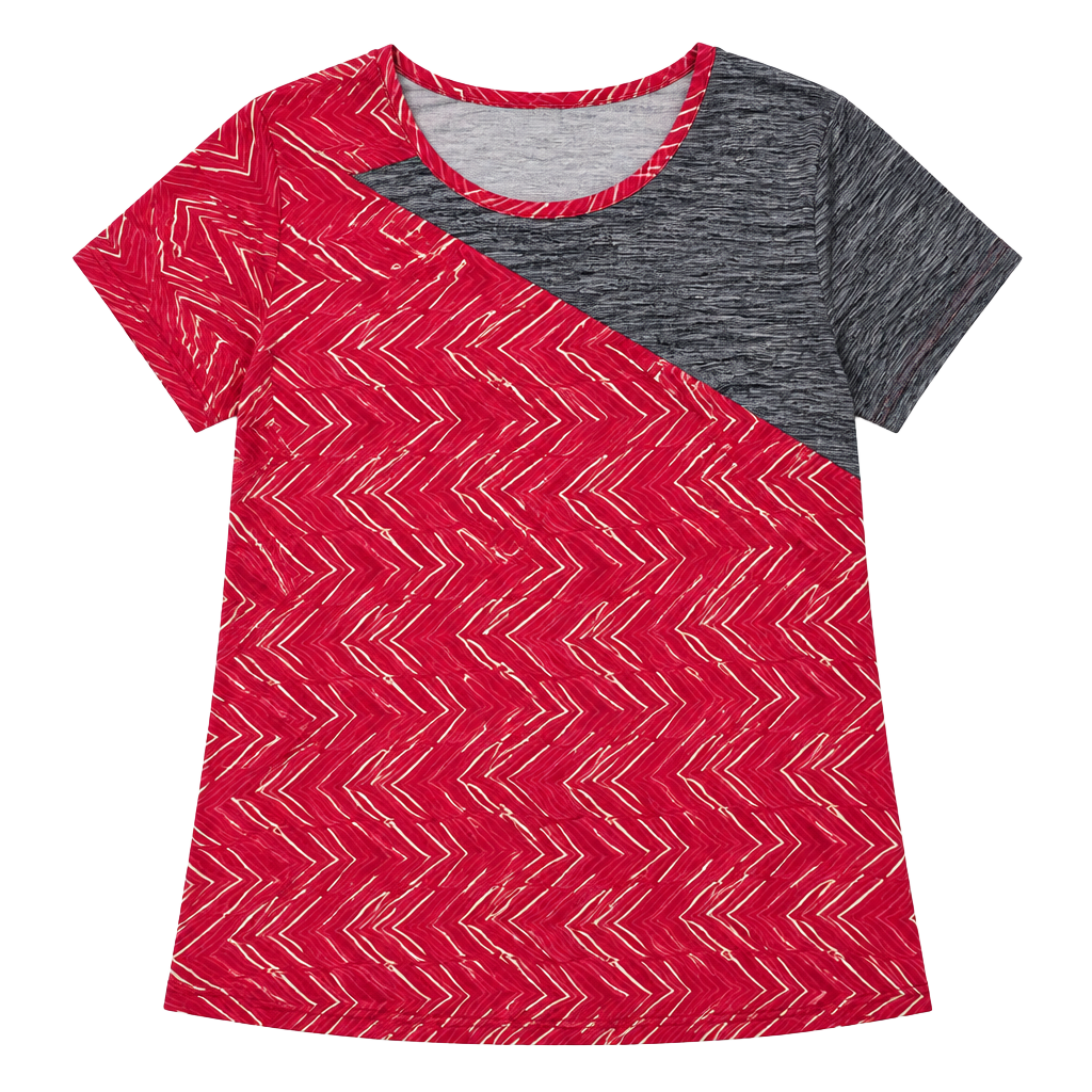 Esprit Chevron Sleeveless Dress Size 5/6 Red Patterned - New With Tags 1
