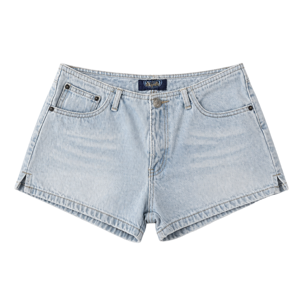 Angels Jeanswear Vintage Y2K Light Wash Denim Jean Shorts Size 11 1