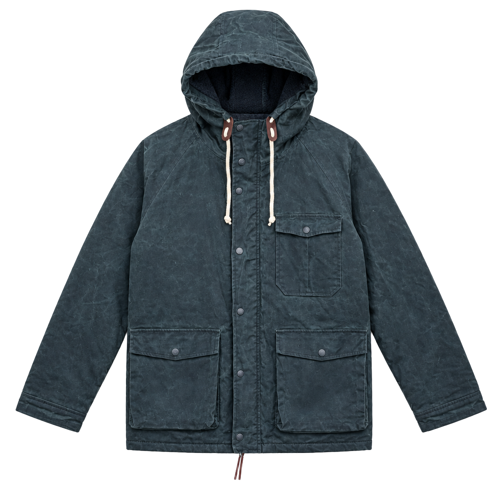Flint And Tinder Waxed Ridge Parka Size L 1