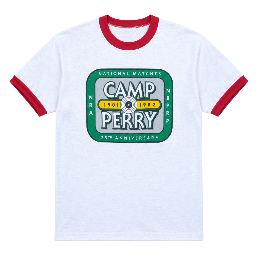 Vintage 1982 Camp Perry Ringer T-Shirt 1