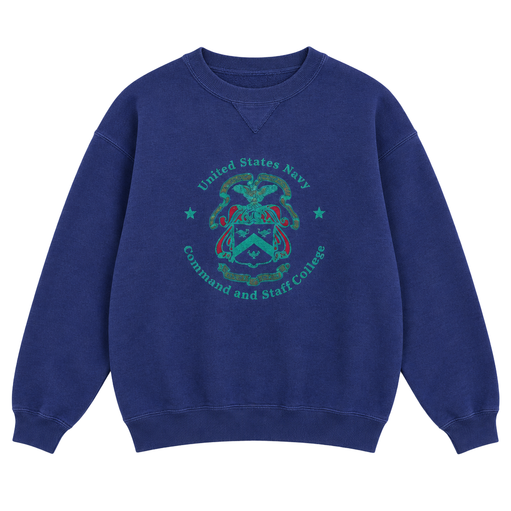 Vintage 90’s US Army Command And General Staff College Crewneck 1