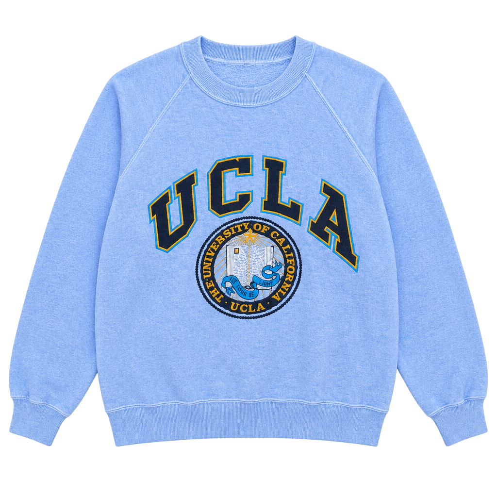 Vintage 80’s UCLA Crewneck Sweatshirt Size L White 1