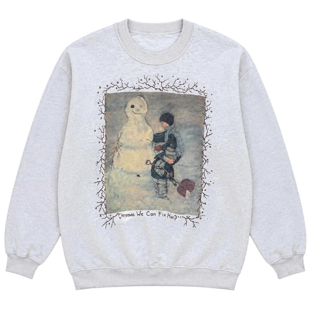 Vintage 1996 Snowman Graphic Sweatshirt 1