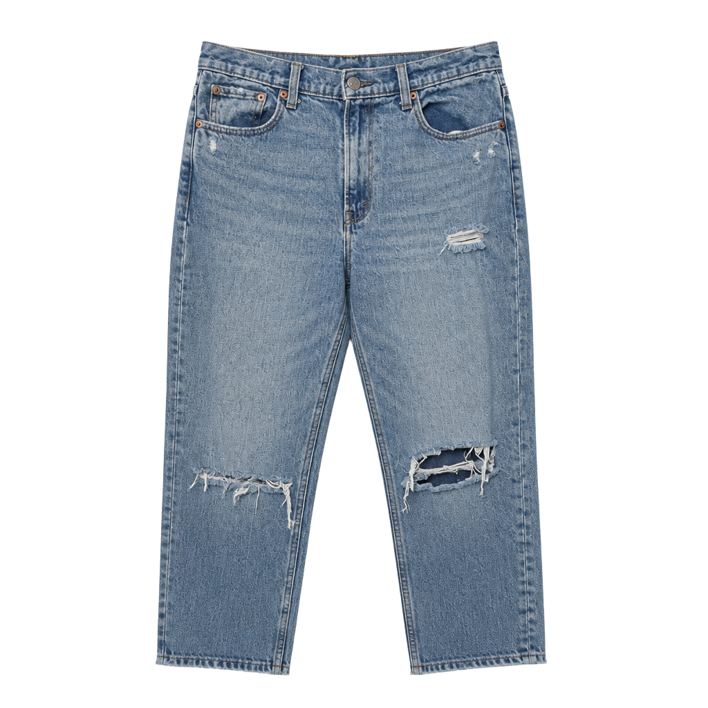 Abercrombie & Fitch Curve Love Ultra High Rise Ankle Straight Jeans Size 29/8R 1