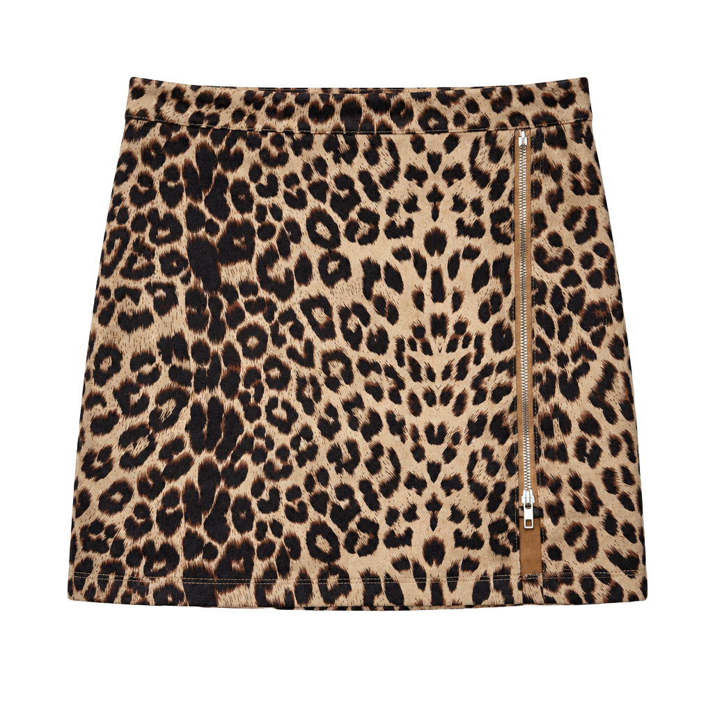 Altar'd State Leopard Print Mini Skirt Size M 1