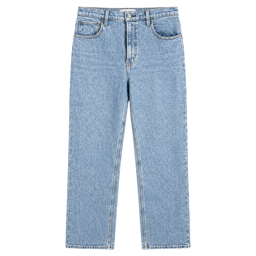 Abercrombie & Fitch The 90s Straight Ultra High Rise Jeans Size 28 6S Blue 1
