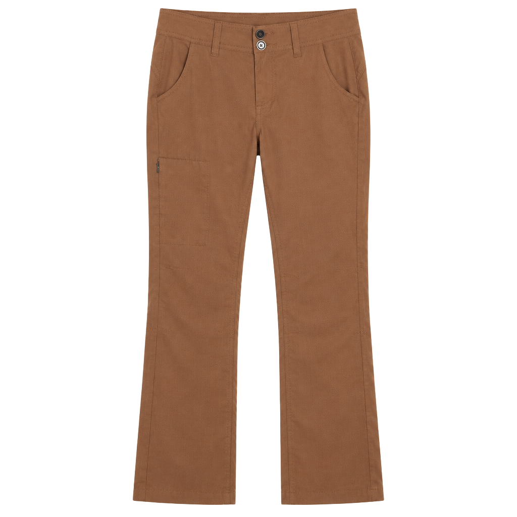 PrAna Hiking Pants Size 4 Brown Stretch Outdoor 1