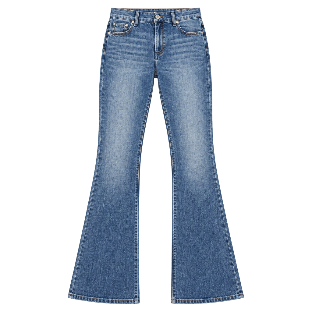 Cache Flare Jeans Size 10 Medium Wash Embellished Pockets Y2K Denim 1