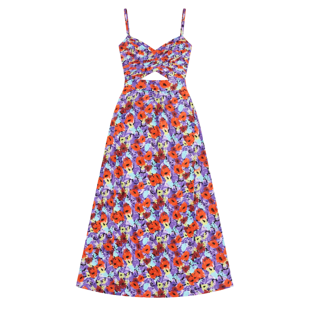 For Love & Lemons Chiara Midi Dress Size NEW 1