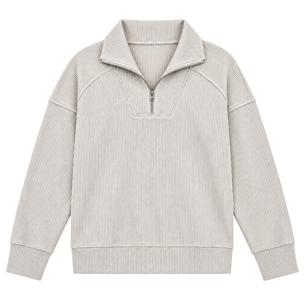 Varley Rheo 2.0 Ottoman Ribbed Half Zip Pullover NEW 1