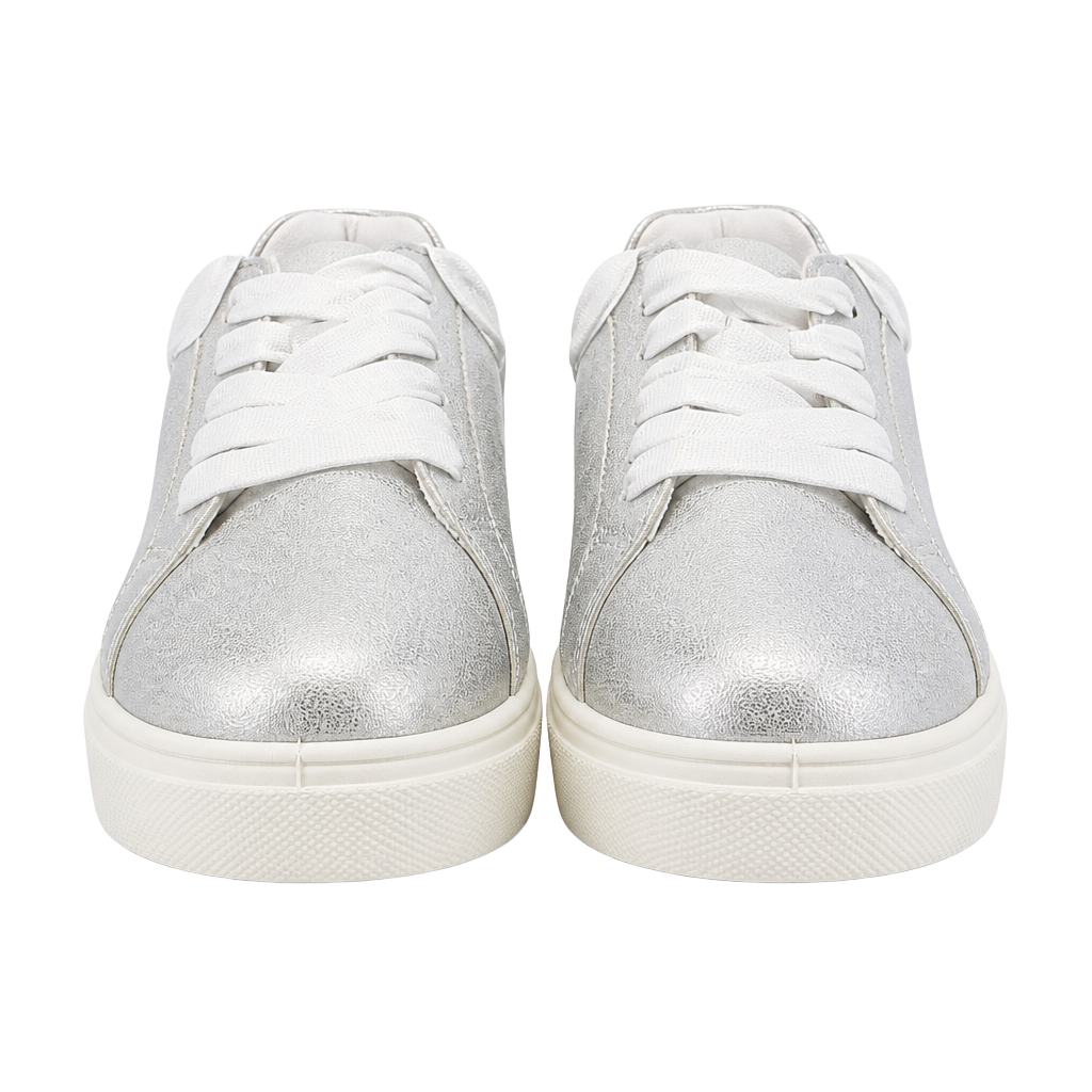 Dr. Scholl's Madison Sneaker Size 8W Silver 1