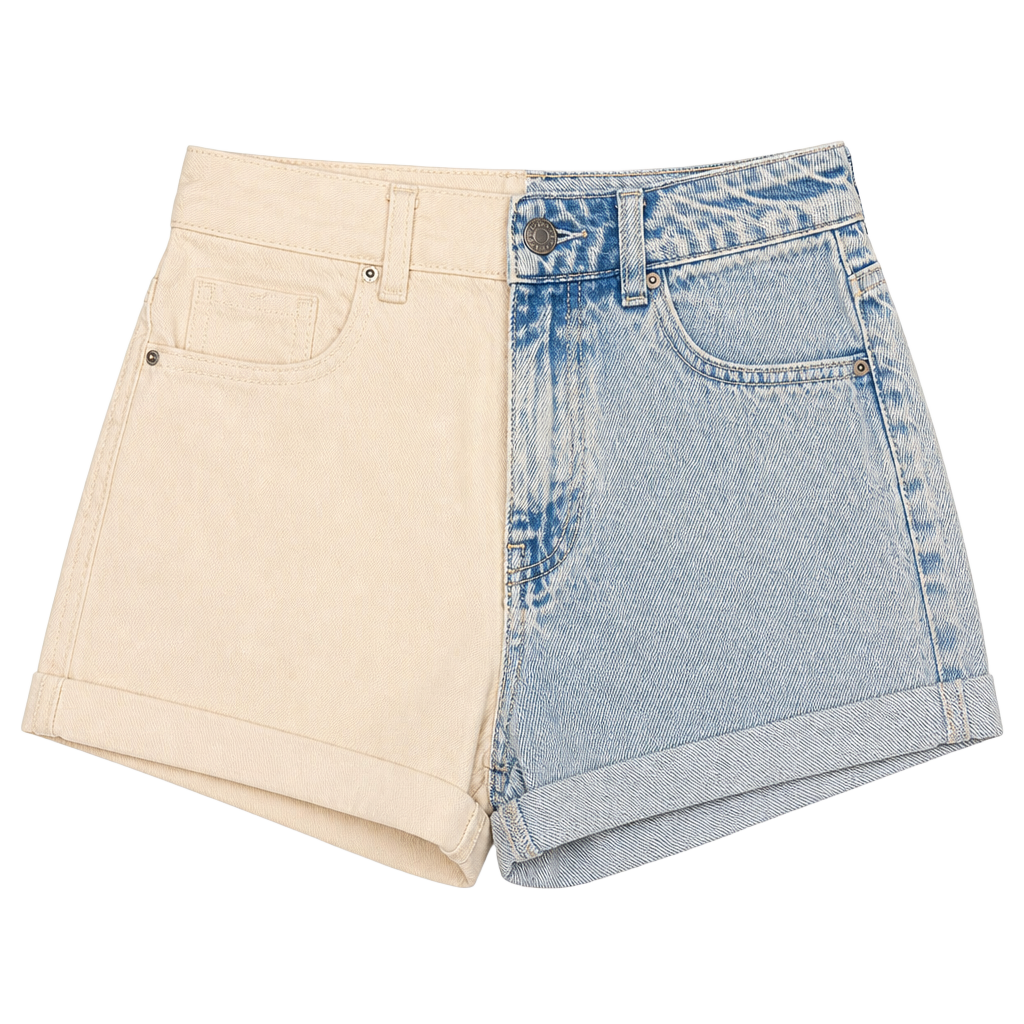 PacSun Two-Tone Mom Shorts Size 24” 1