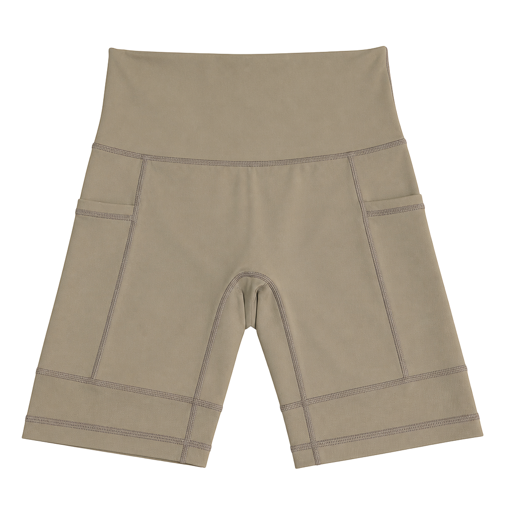 Aerie Chill. Play. Move. High Waisted Mesh Pocket Bike Shorts Size Small 1